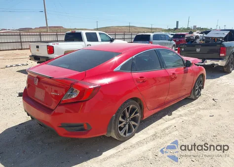 2020 Honda Civic Sport from USA, damaged, VIN 2HGFC2F82LH524858